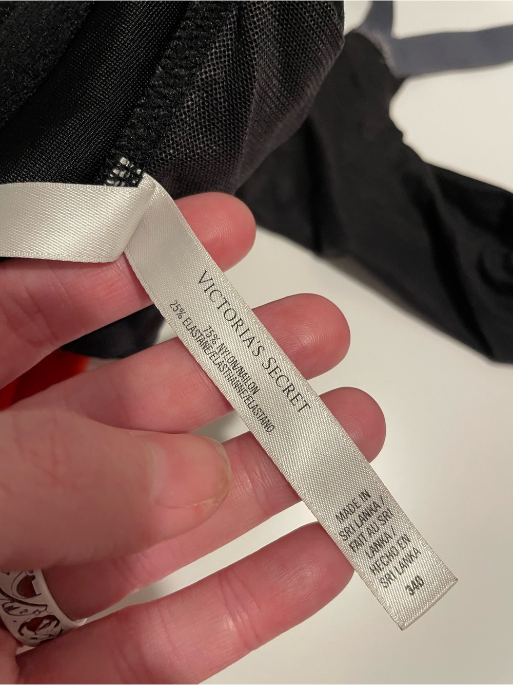 Victoria's Secret VSX Sports Front Close Wrap Sports Bra Black Size 34D Plunging - Picture 7 of 8